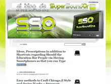 Tablet Screenshot of blog.supersoundone.com